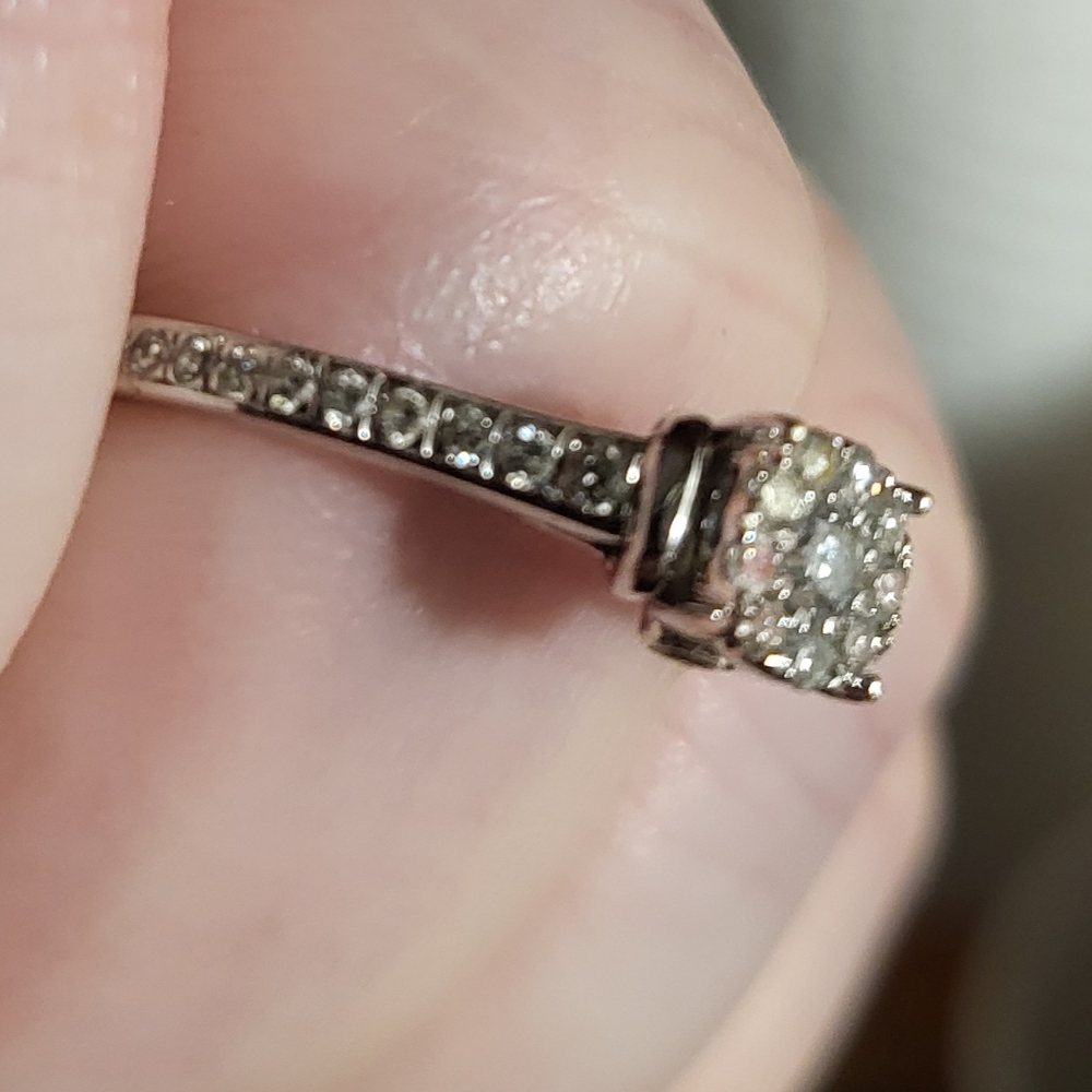 White Gold Diamond Ring